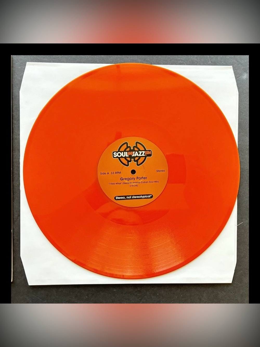 Gregory Porter 1960 What Orange Vinyl LP SoulandJazz Room56 Jazz Collect Record